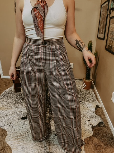 Plaid Cowgirl Trousers