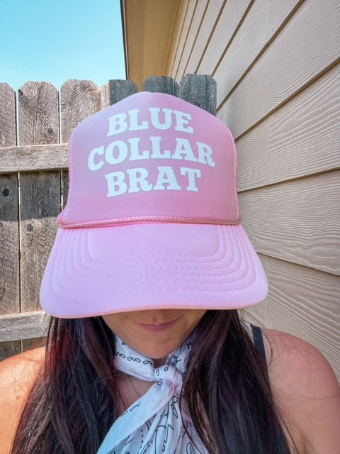 Blue Collar Brat Trucker Hat